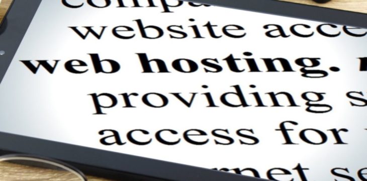 web hosting on a tablet
