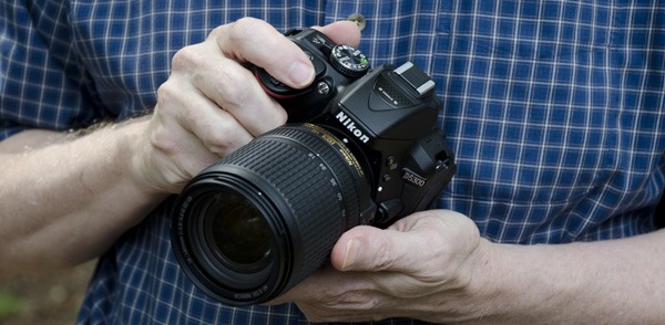 using a Nikon DSLR camera